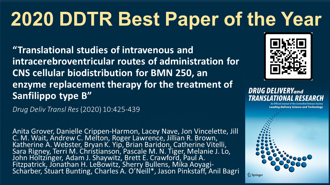 DDTR 2020 Best Paper