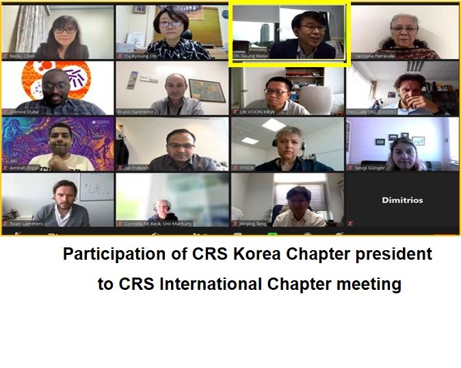 CRS South Korea Chapter Meeting - Zoom