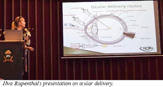 Ilva Rupenthal’s presentation on ocular delivery.