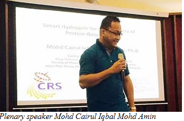 Plenary speaker Mohd Cairul Iqbal Mohd Amin